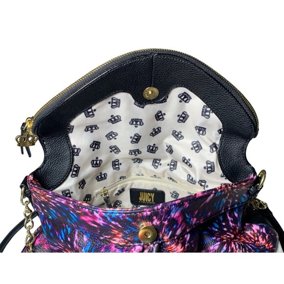 Juicy by Juicy Couture Handbag Purse Multi Color Tie Dye Bag - Picture 7 of 16